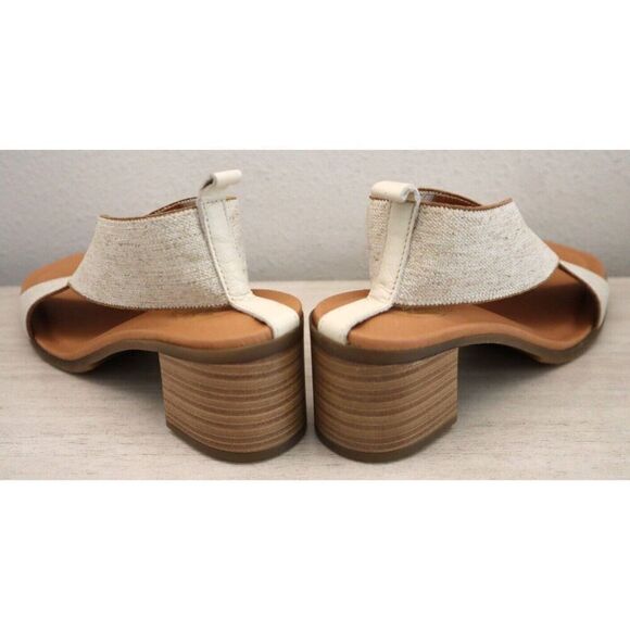 André Assous AA4NIR25 Women's Sz 8M Beige Linen Naira Featherweight Sandals - Picture 9 of 10